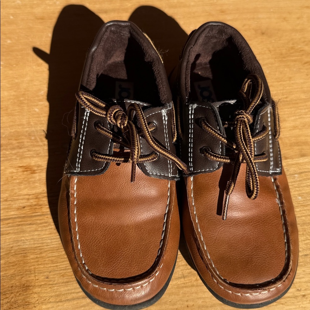 Brown Leather Boat Shoes